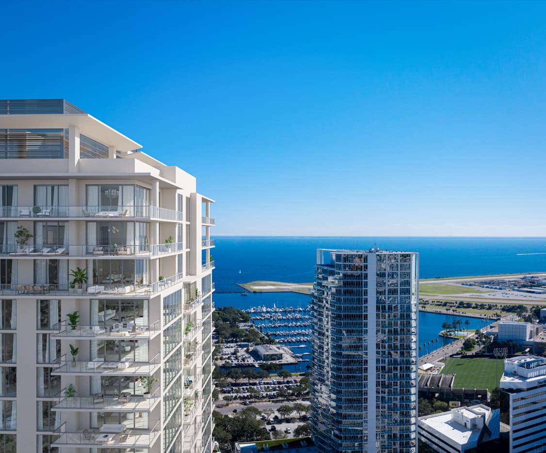 Art House St. Petersburg exterior rendering — 42-story tower